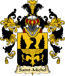 French Family Coat of Arms (v.25) Saint-Michel
