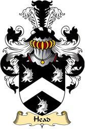 English Coat of Arms (v.23) for the family Head