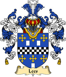 Irish Family Coat of Arms (v.25a) Lees or MacAleese