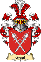 v.23 Coat of Family Arms from Germany for Greul