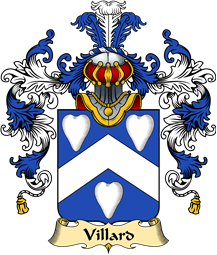 French Family Coat of Arms (v.25) Villard