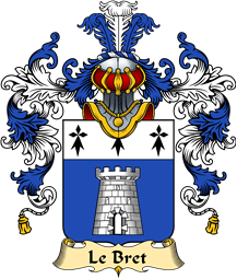 French Family Coat of Arms (v.25) Bret (le)
