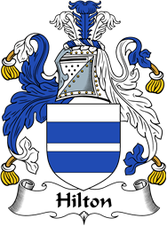 English Coat of Arms for the family Hilton