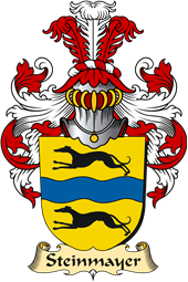 v.23 Coat of Family Arms from Germany for Steinmayer