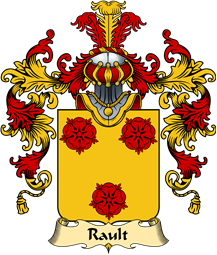 French Family Coat of Arms (v.25) Rault or Rheault