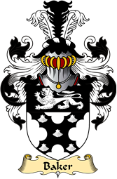 English Coat of Arms (v.23) for the family Baker