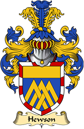 English Coat of Arms (v.23) for the family Hewson