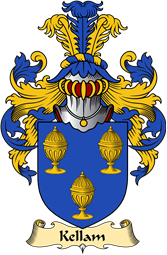 English Coat of Arms (v.23) for the family Kellam