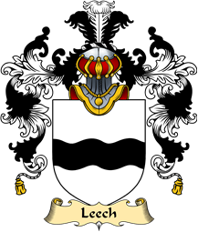 Scottish Family Coat of Arms (v.25) Leech