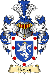 English Coat of Arms (v.23) for the family Henley