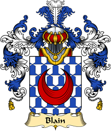French Family Coat of Arms (v.25) Blain