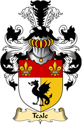 English Coat of Arms (v.23) for the family Teale