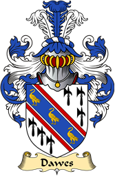 English Coat of Arms (v.23) for the family Dawes