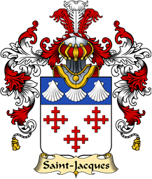 French Family Coat of Arms (v.25) Saint-Jacques