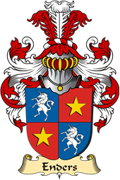 v.23 Coat of Family Arms from Germany for Enders