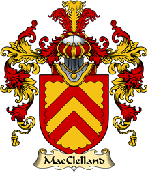 Irish Family Coat of Arms (v.25a) MacClelland