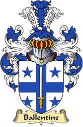 English Coat of Arms (v.23) for the family Ballentine