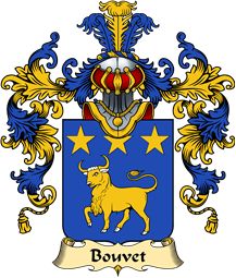 French Family Coat of Arms (v.25) Bouvet