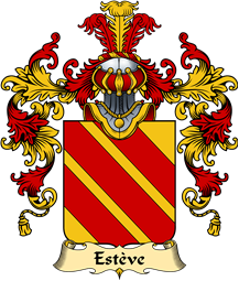 French Family Coat of Arms (v.25) Estève