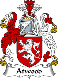 English Coat of Arms for the family Atwood