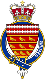 Families of Britain Coat of Arms Badge for: Grimes (England)