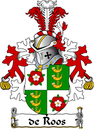 Dutch Coat of Arms for de Roos