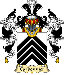 French Family Coat of Arms (v.25) Carbonnier