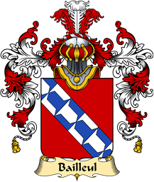 French Family Coat of Arms (v.25) Bailleul