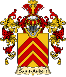French Family Coat of Arms (v.25) Saint-Aubert
