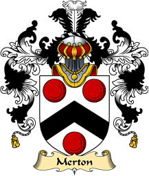 Scottish Family Coat of Arms (v.25) Mertoun or Merton