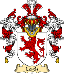 Irish Family Coat of Arms (v.25a) Leigh