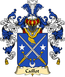 French Family Coat of Arms (v.25) Caillot