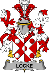 Irish Coat of Arms for Locke