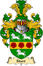 English Coat of Arms (v.23) for the family Sturt