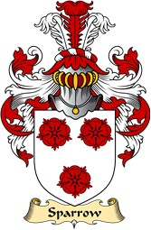 English Coat of Arms (v.23) for the family Sparrow