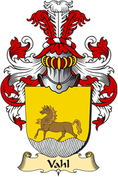 v.23 Coat of Family Arms from Germany for Vahl