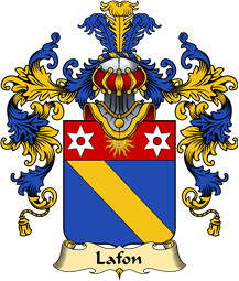 French Family Coat of Arms (v.25) Lafon