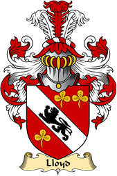 Welsh Family Coat of Arms (v.23) for Lloyd (of Llansteffan, Carmarthenshire)