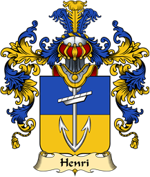 French Family Coat of Arms (v.25) Henri