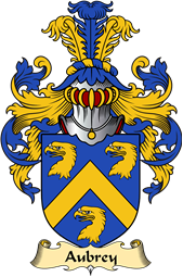 Welsh Family Coat of Arms (v.23) for Aubrey (of Breconshire)