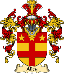 Irish Family Coat of Arms (v.25a) Alley
