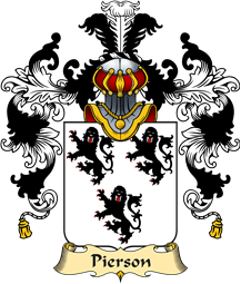 French Family Coat of Arms (v.25) Pierson