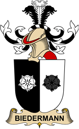 Republic of Austria Coat of Arms for Biedermann