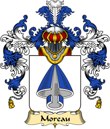French Family Coat of Arms (v.25) Moreau II