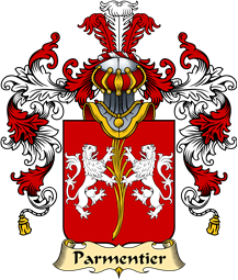 French Family Coat of Arms (v.25) Parmentier