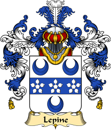 French Family Coat of Arms (v.25) Lepin (e)