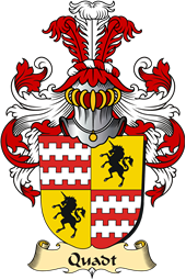 v.23 Coat of Family Arms from Germany for Quadt