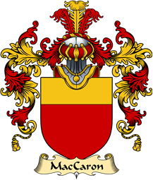 Irish Family Coat of Arms (v.25a) MacCaron
