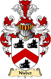 English Coat of Arms (v.23) for the family Nisbet