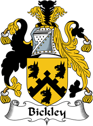 English Coat of Arms for the family Bickley